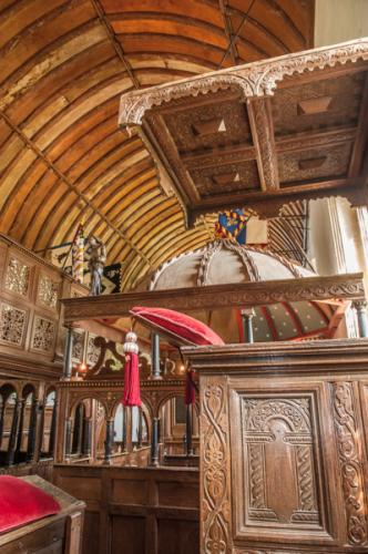 The pulpit and sounding board