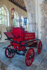 The old Sandwich fire engine