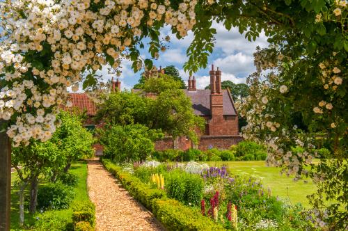 The house from the walled gardens