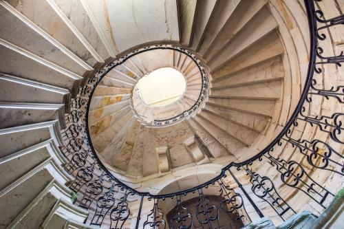 Spiral stair inside the Central Block