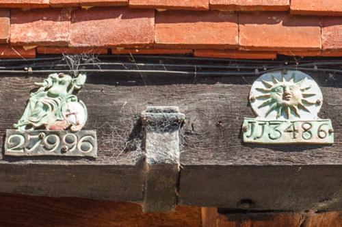 18th-century fire insurance plaques
