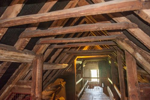 Medieval roof timbers
