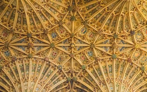 The choir roof, c. 1425