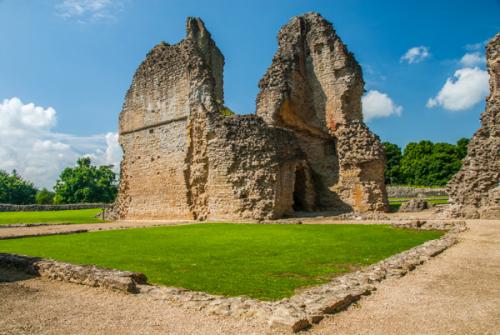 The inner courtyard
