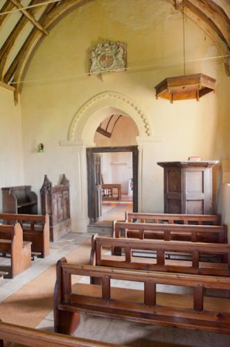The church interior