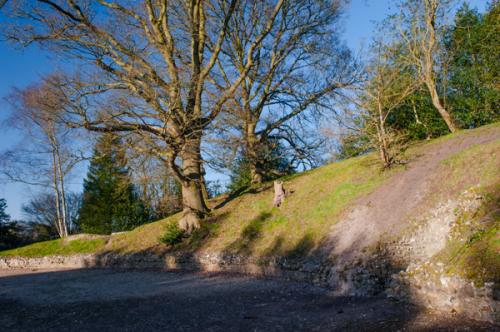 Inside the amphitheatre