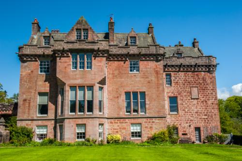 The south face of the castle