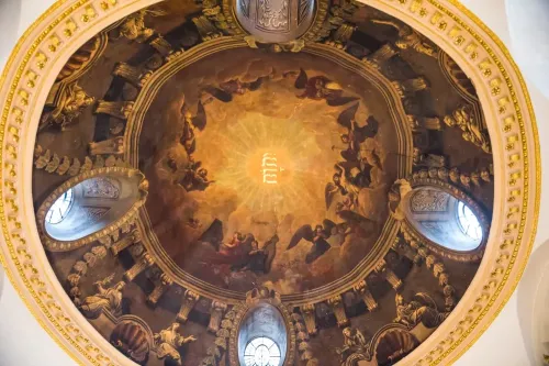 The 1708 painted dome