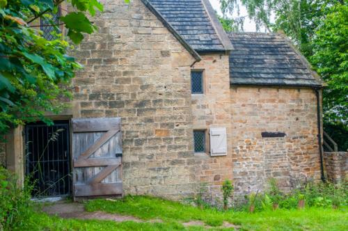 The rear of the mill