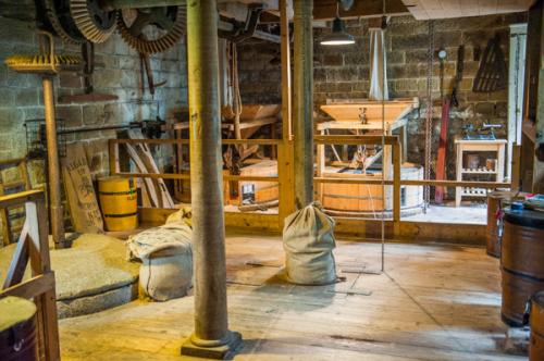 The first floor of the mill
