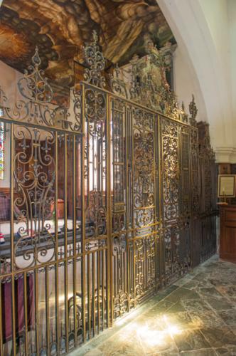 The chancel screen