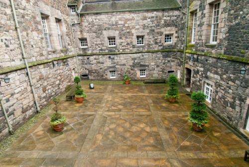 An inner courtyard