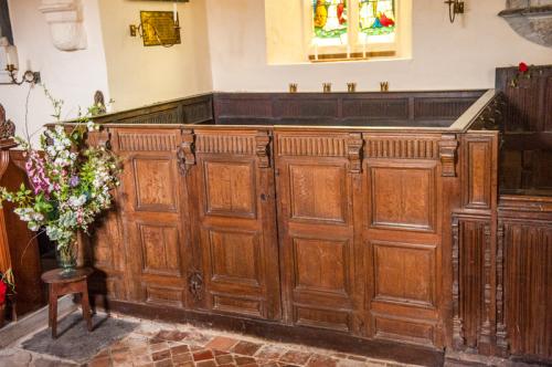 The 17th century Russell family pew