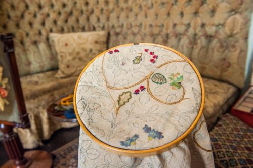 Embroidery in the withdrawing room