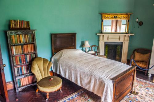 A simple first-floor bedroom