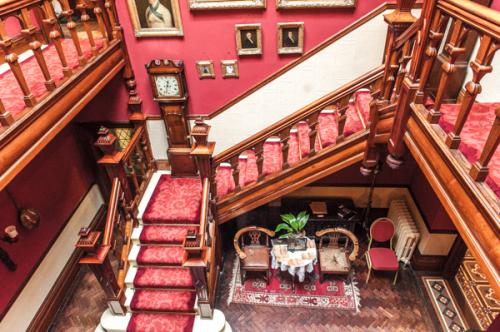 The staircase hall