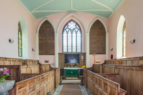 The Georgian church interior