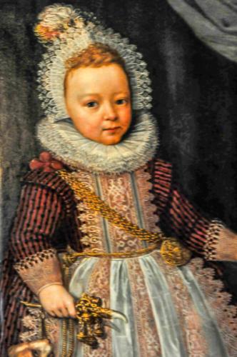 Child with a Rattle, by Paulus van Somer I