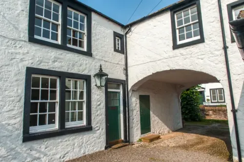 The rear of the Arched House