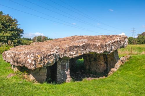 The capstone from the rear
