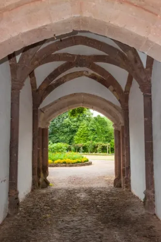 The entrance gatehouse