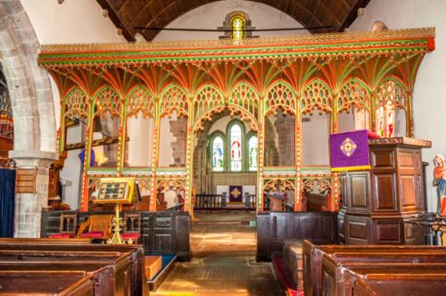 The 16th-century screen