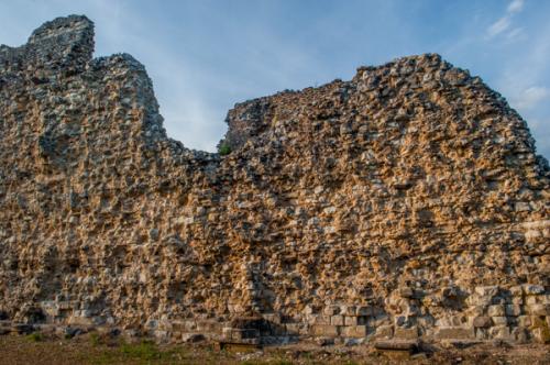 Ruined wall of the chapter house