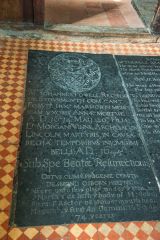 17th-century John Powell ledger slab