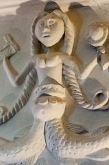 Plaster mermaid, King's Room