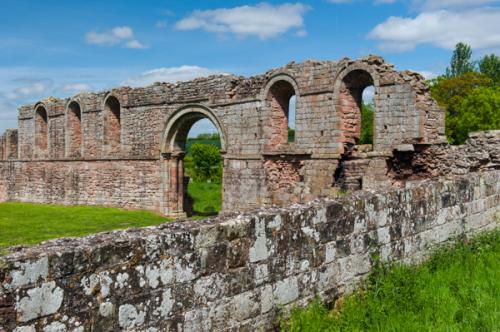 12th c arches of the priory church
