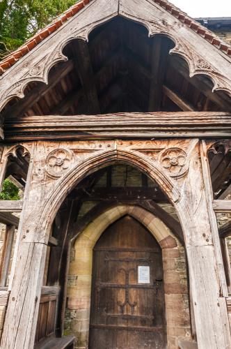 The timber porch