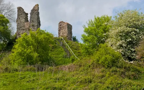 Ruins of the castle keep