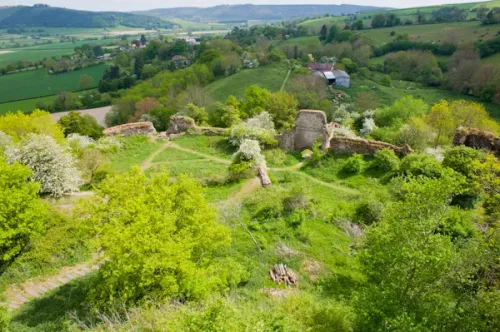 The view from the castle motte