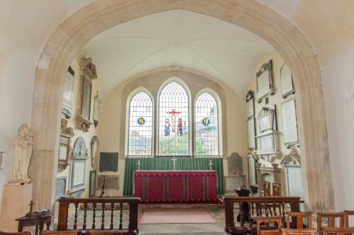 The church interior