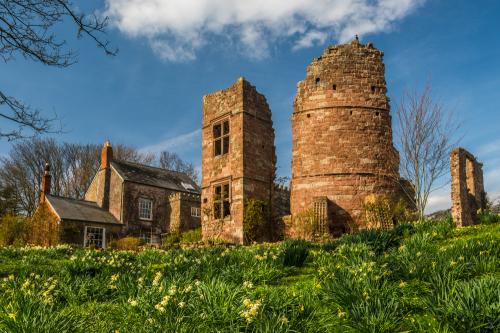 Ruins of the Tudor manor house
