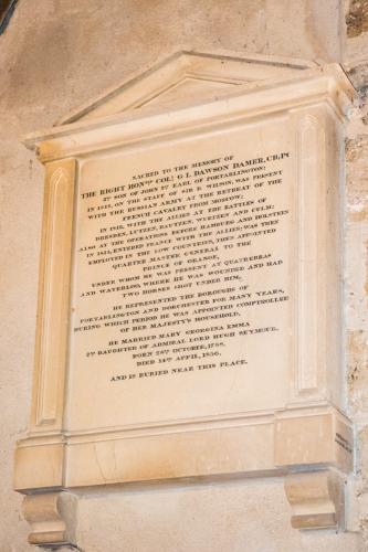 Col GL Dawson-Damer memorial