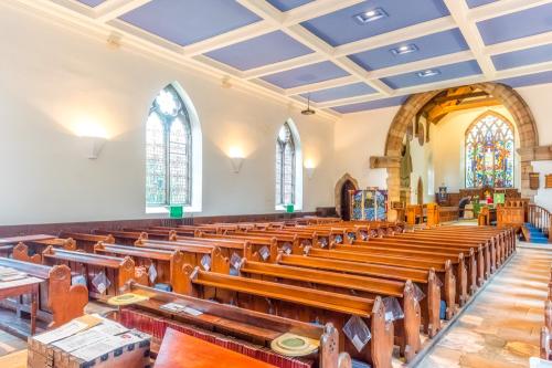 The Georgian interior of St Mary's Church