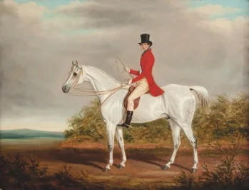 Edward Colston as a Hussar