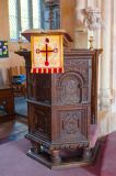 Jacobean carved pulpit