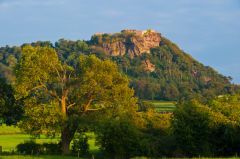 Beeston Castle from Cheshire Plain