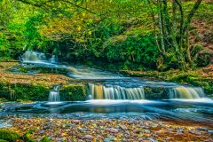 Waterfalls at Blaen-y-Glyn, near Talybont