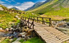 The footpath through Glen Rosa
