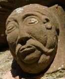 Kilpech church carved head