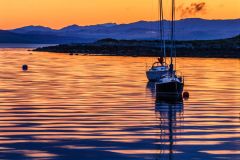 Sailboats on Loch Ranza
