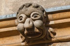 An amusing gargoyle, New College, Oxford