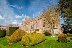 Another exterior view of the church