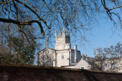 Looking over the college wall