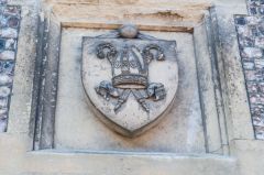 Coat of arms on the gatehouse