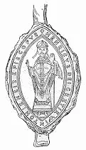Seal of Stephen's brother Henry, Bishop of Winchester