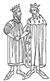 Edward III and King David of Scotland